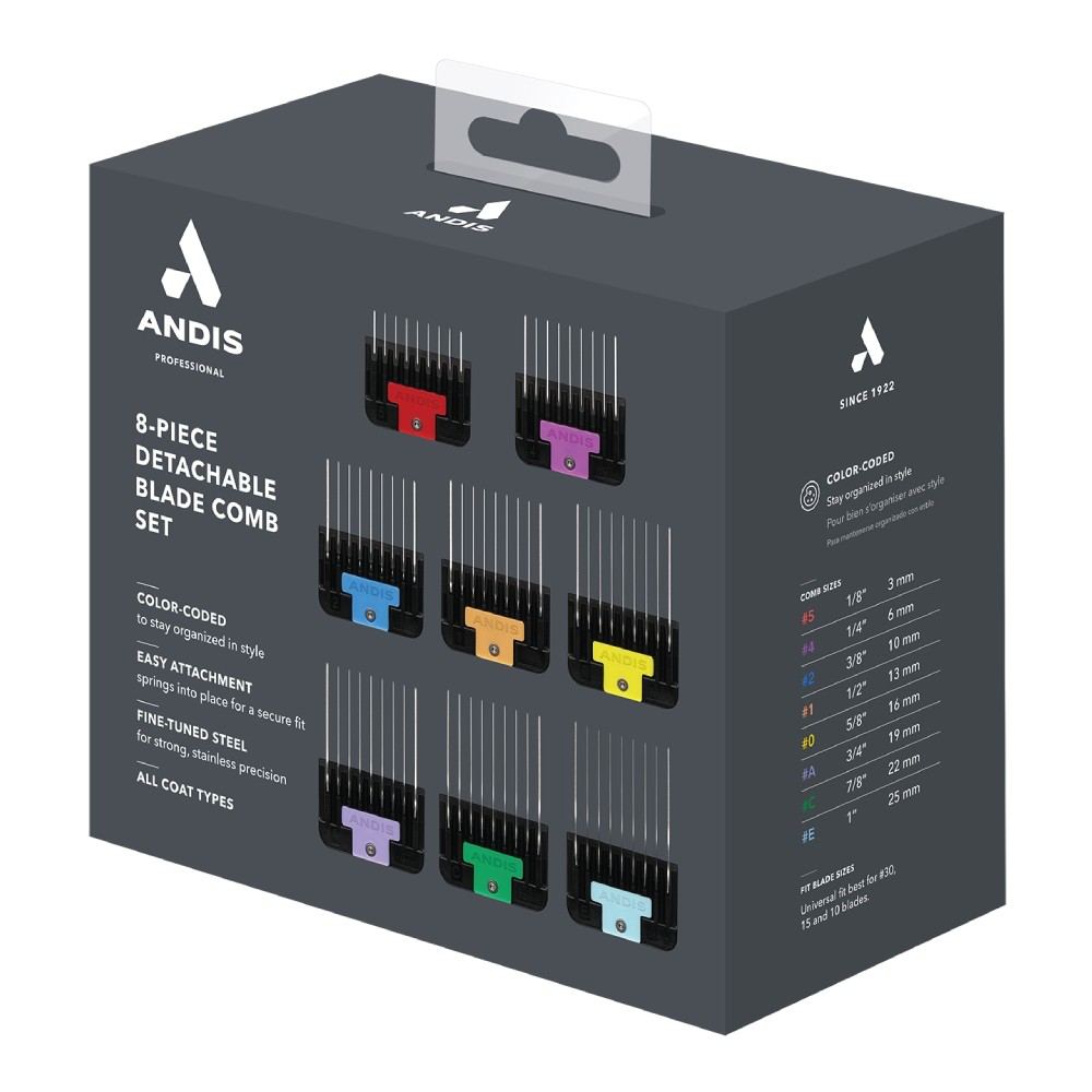 guias-de-acero-inoxidable-8-piezas-andis-profesional