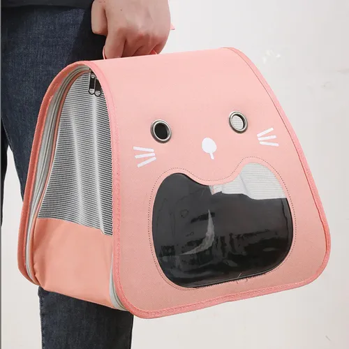Bolso cara de gatos Rosado-Cali