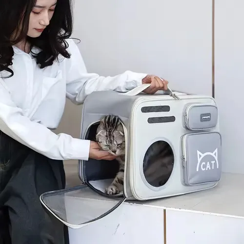 Bolso gatuno gris boutique animal