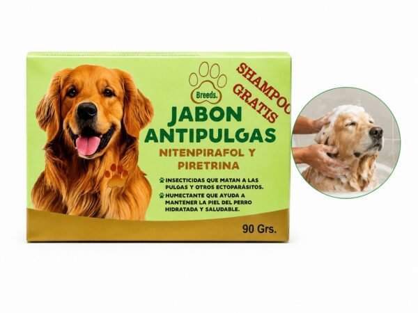 Jabon Antipulgas + Shampoo Gratis